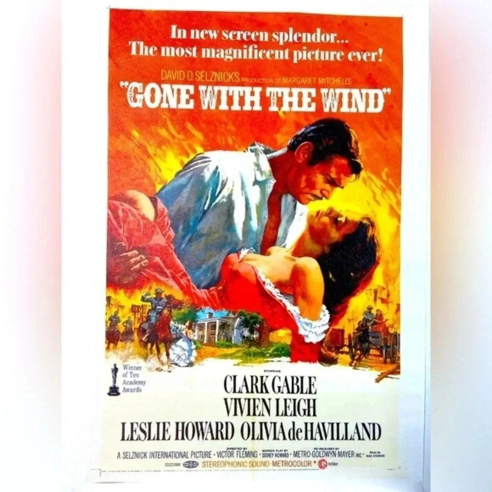 Gone with the Wind - Canvas Poster  - 13”x 19” 🔥💨